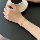 925 Sterling Silver 18K Gold Plated Bracelet