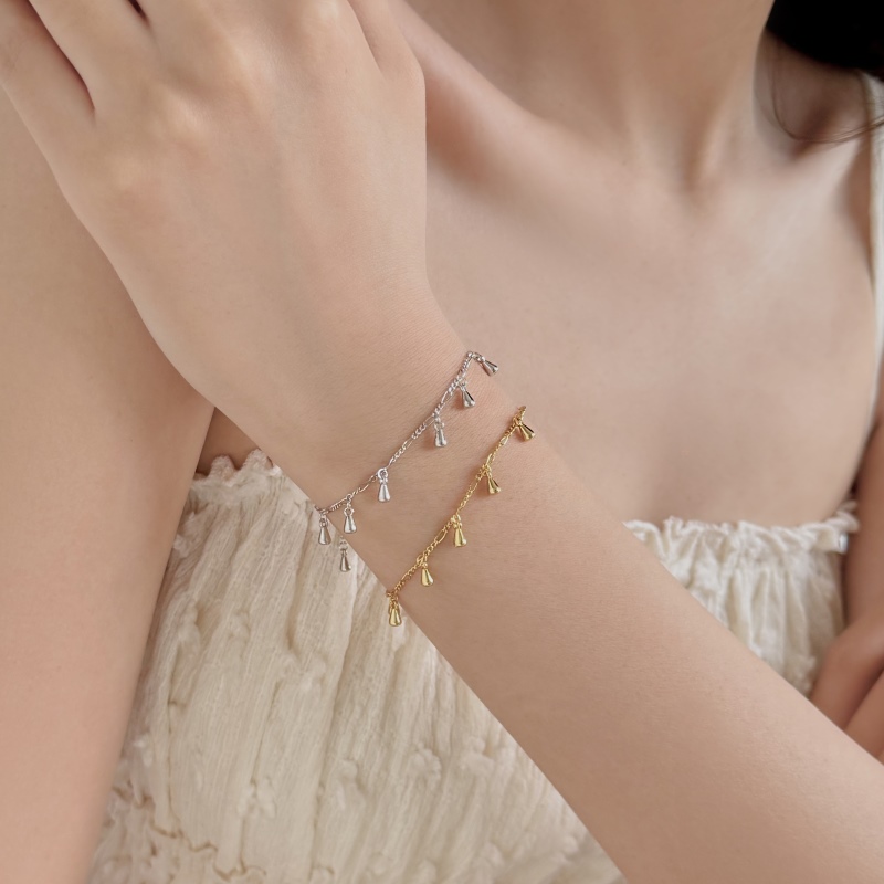 925 Sterling Silver 18K Gold Plated Necklace - Image 2
