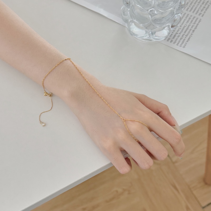 925 Sterling Silver 18K Gold Plated Bracelet