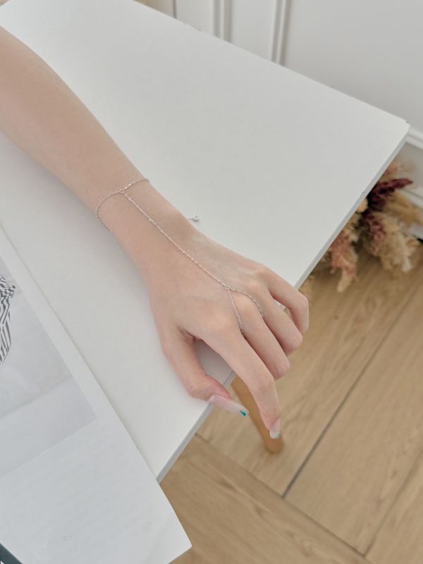 925 Sterling Silver 18K Gold Plated Bracelet - Image 4