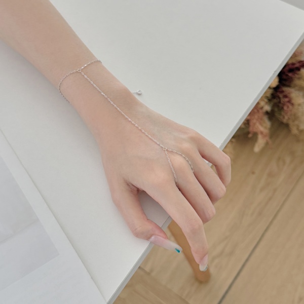 925 Sterling Silver 18K Gold Plated Bracelet - Image 5