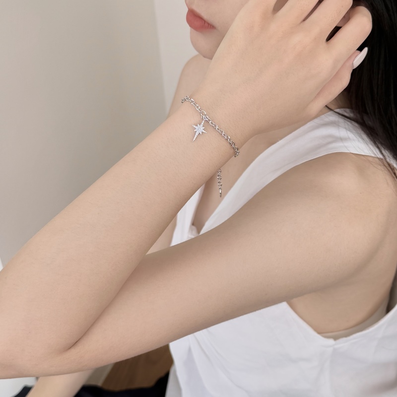 925 Sterling Silver Cubic Zirconia Bracelet - Image 3
