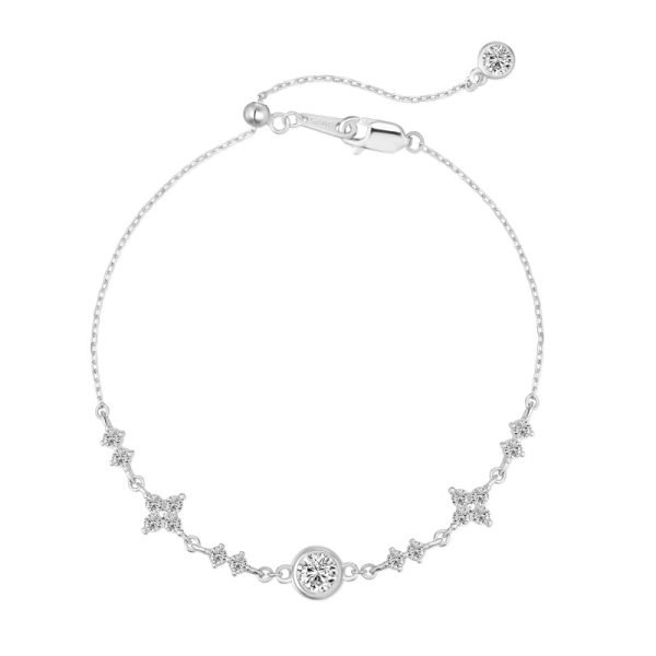925 Sterling Silver Cubic Zirconia Bracelet