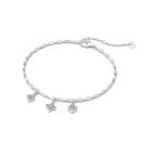 925 Sterling Silver Cubic Zirconia Bracelet