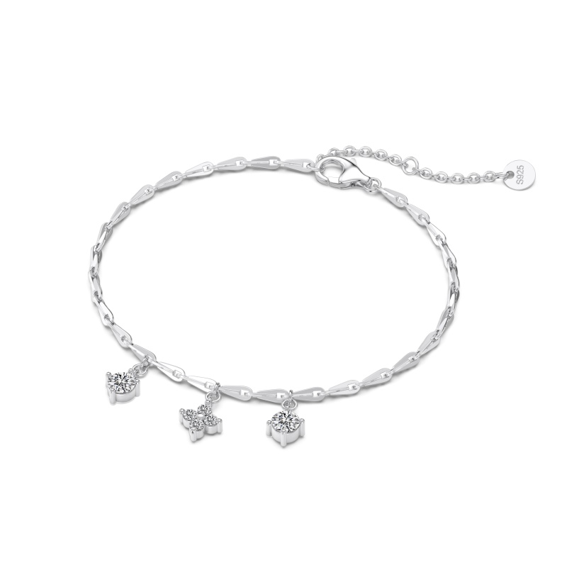 925 Sterling Silver Cubic Zirconia Bracelet