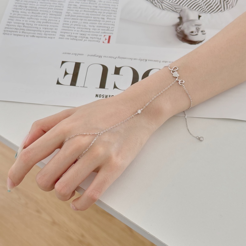 925 Sterling Silver Cubic Zirconia Bracelet - Image 2