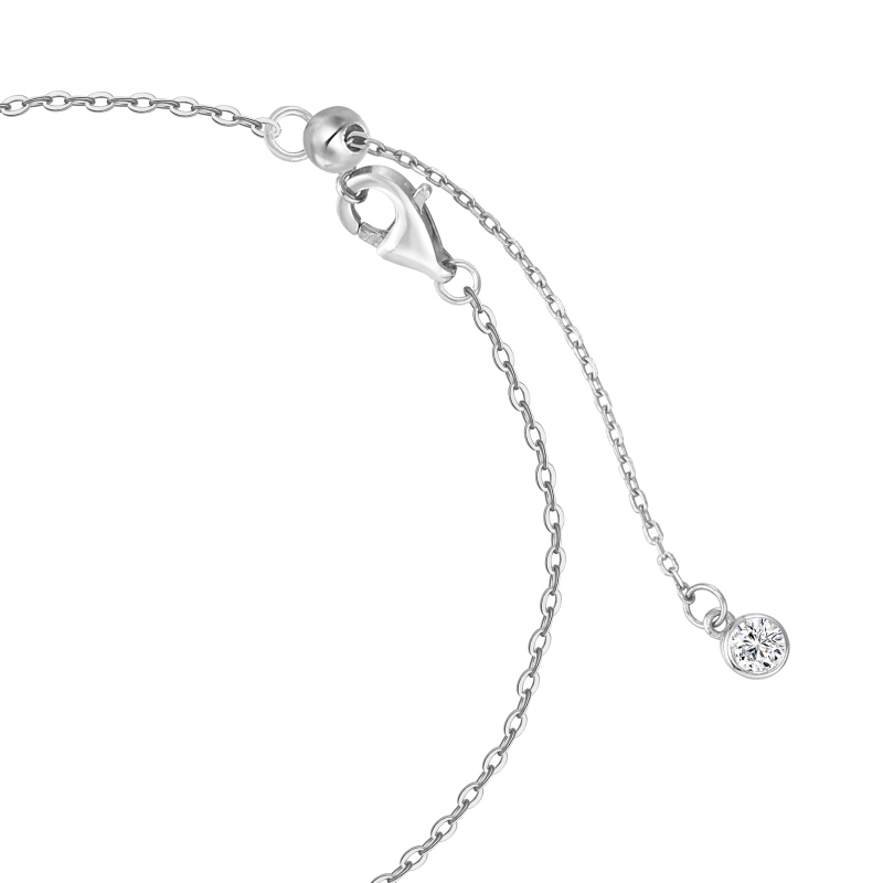925 Sterling Silver Cubic Zirconia Bracelet - Image 3