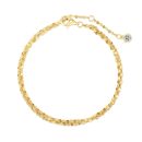 925 Sterling Silver 18K Gold Plated Cubic Zirconia Bracelet
