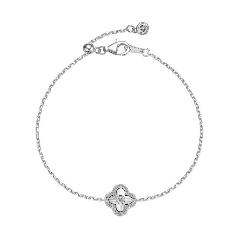 925 Sterling Silver Cubic Zirconia Bracelet - Image 3