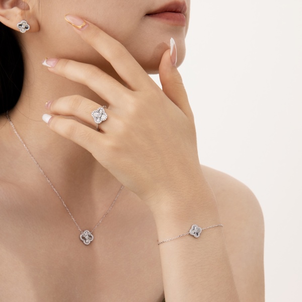 925 Sterling Silver Cubic Zirconia Bracelet - Image 4