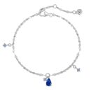 925 Sterling Silver Cubic Zirconia Pear Cut Bracelet
