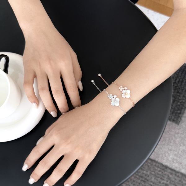 925 Sterling Silver Cubic Zirconia Bracelet - Image 5