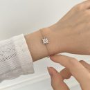 925 Sterling Silver Cubic Zirconia Marquise Cut Bracelet