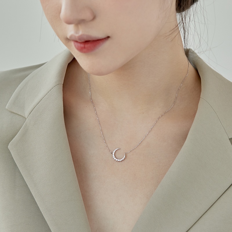 925 Sterling Silver Cubic Zirconia Necklace