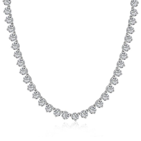 925 Sterling Silver Cubic Zirconia Necklace