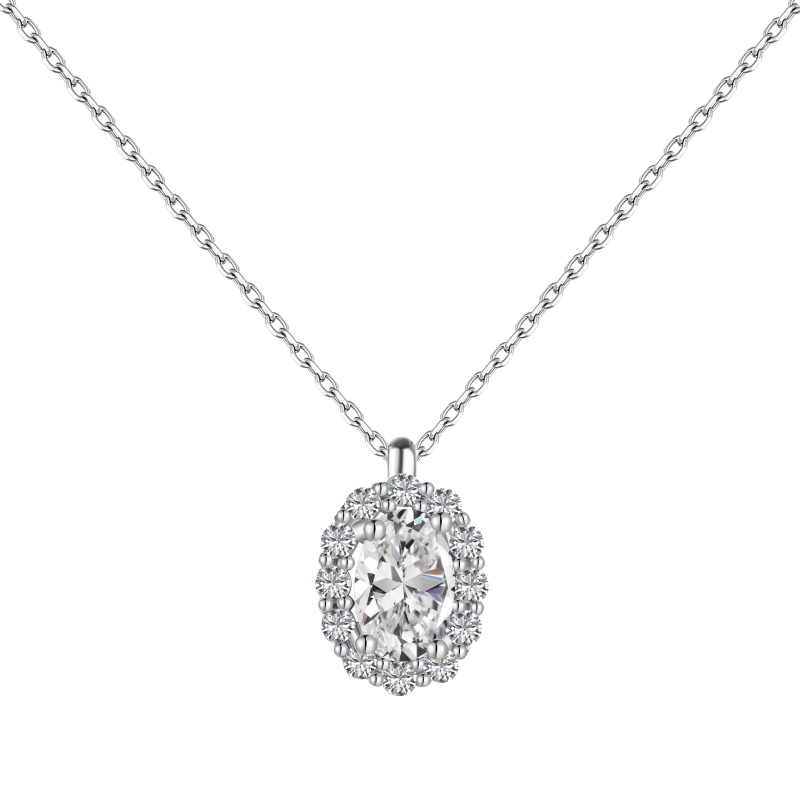 925 Sterling Silver Cubic Zirconia Necklace