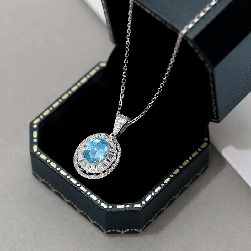 925 Sterling Silver Cubic Zirconia Necklace