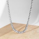 925 Sterling Silver Cubic Zirconia Necklace