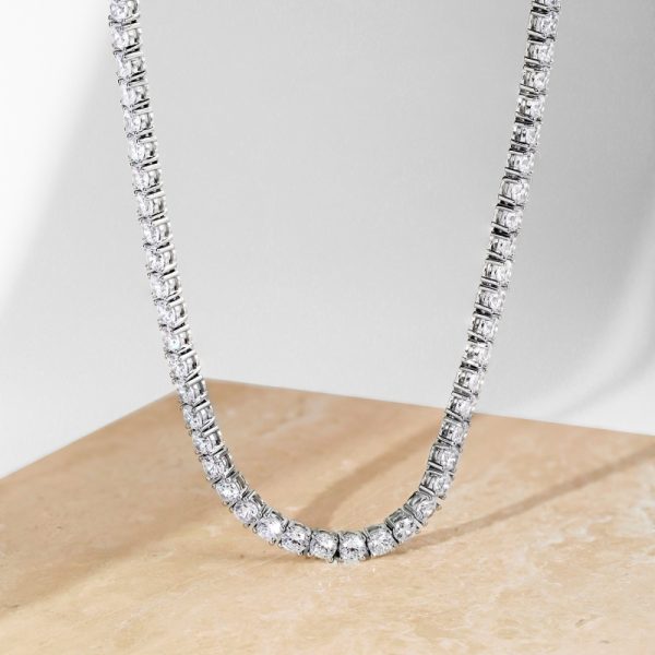 925 Sterling Silver Cubic Zirconia Necklace