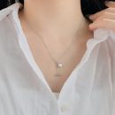 925 Sterling Silver with Glass Pearl Necklace