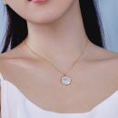 925 Sterling Silver 18K Gold Plated Necklace