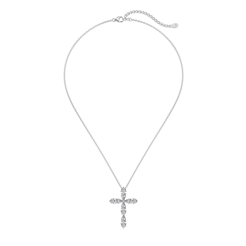 925 Sterling Silver Cubic Zirconia Necklace - Image 2