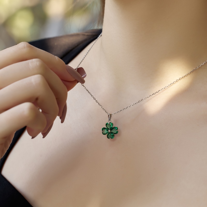 925 Sterling Silver Cubic Zirconia Heart Necklace - Image 3