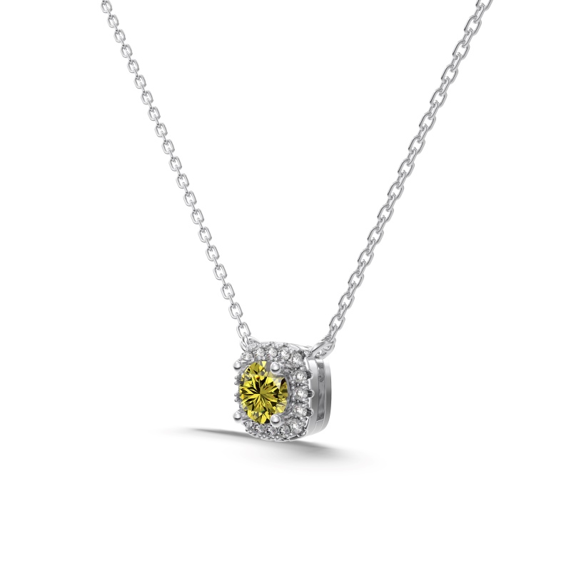 925 Sterling Silver Cubic Zirconia Necklace - Image 2