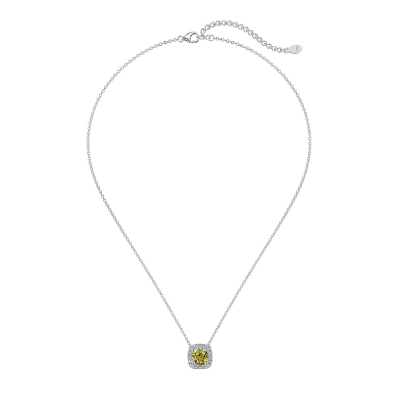 925 Sterling Silver Cubic Zirconia Necklace - Image 3