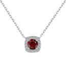 925 Sterling Silver Cubic Zirconia Necklace