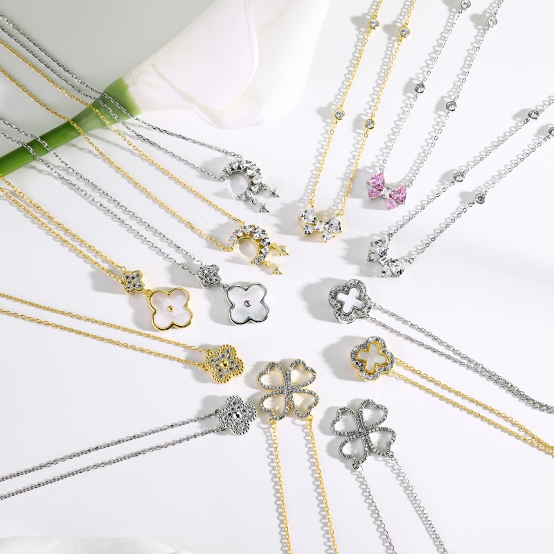 925 Sterling Silver Cubic Zirconia Necklace