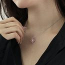 925 Sterling Silver Cubic Zirconia Heart Necklace
