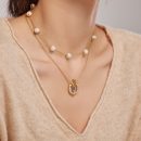 925 Sterling Silver 18K Gold Plated Cubic Zirconia Necklace