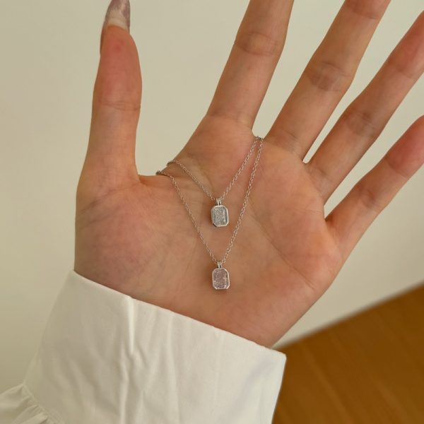 925 Sterling Silver Cubic Zirconia Necklace