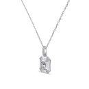 925 Sterling Silver Cubic Zirconia Necklace