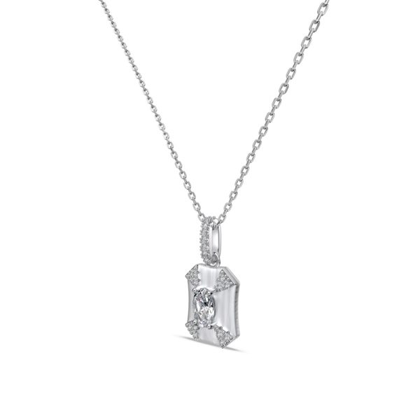 925 Sterling Silver Cubic Zirconia Necklace