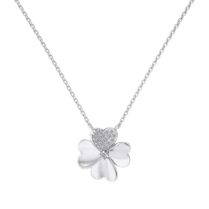 925 Sterling Silver Cubic Zirconia Necklace