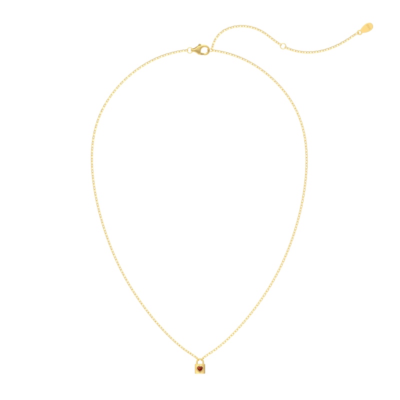 925 Sterling Silver 18K Gold Plated Necklace