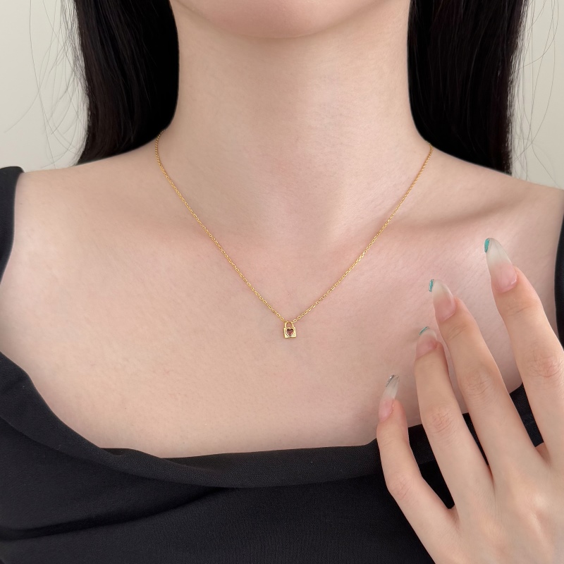 925 Sterling Silver 18K Gold Plated Necklace - Image 2