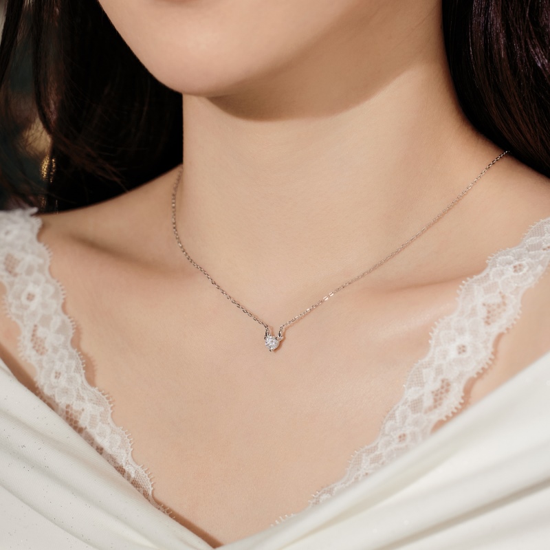 925 Sterling Silver Cubic Zirconia Necklace