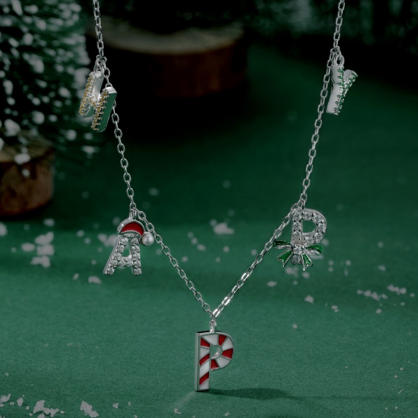 925 Sterling Silver Cubic Zirconia Necklace - Image 5