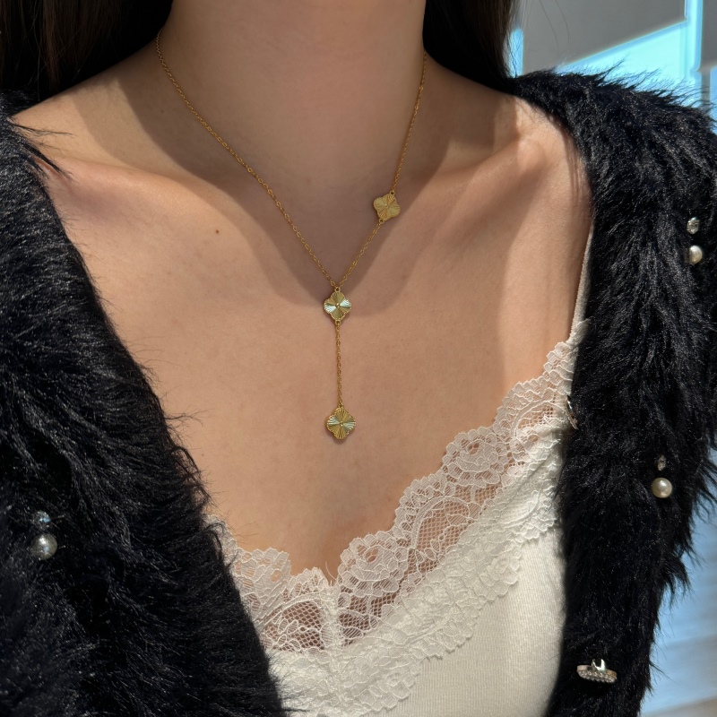 925 Sterling Silver 18K Gold Plated Necklace - Image 3