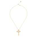 14K Gold Plated Cubic Zirconia Necklace