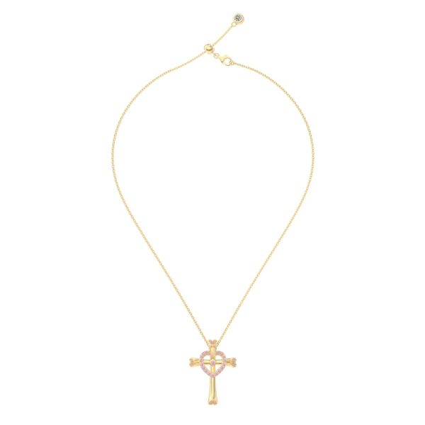 14K Gold Plated Cubic Zirconia Necklace