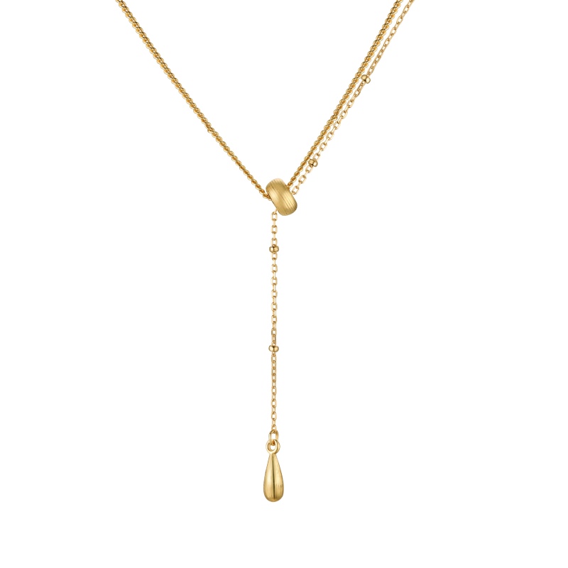 925 Sterling Silver 18K Gold Plated Necklace