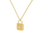 925 Sterling Silver 18K Gold Plated Cubic Zirconia Necklace