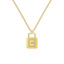 925 Sterling Silver 18K Gold Plated Cubic Zirconia Necklace