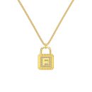 925 Sterling Silver 18K Gold Plated Cubic Zirconia Necklace