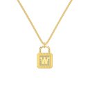 925 Sterling Silver 18K Gold Plated Cubic Zirconia Necklace