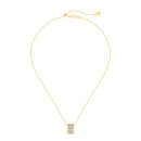 925 Sterling Silver 14K Gold Plated Cubic Zirconia Necklace